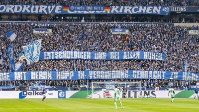 Fanprotest auf Schalke: «Entschuldigen uns bei allen Huren»