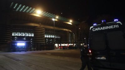 Inter Mailand stellt Spielbetrieb bis auf Weiteres ein