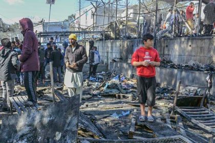 Brandstifter auf Lesbos festgenommen – EU-Abgeordneter Marquardt warnt vor Katastrophe im Camp