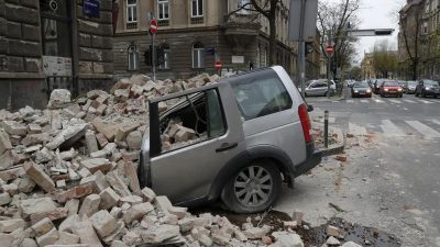 Mehrere Verletzte und mindestens ein Toter bei Erdbeben in Kroatien