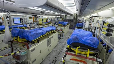 Corona-Patienten aus Italien und Frankreich nach Deutschland eingeflogen