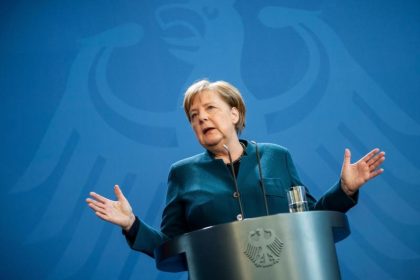 Pressekonferenz Angela Merkel über Maßnahmen zur Bekämpfung der Verbreitung von COVID-19