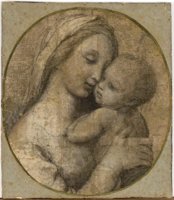 &quot;Madonna Tempi&quot;, um 1507-1508, von Raphael.