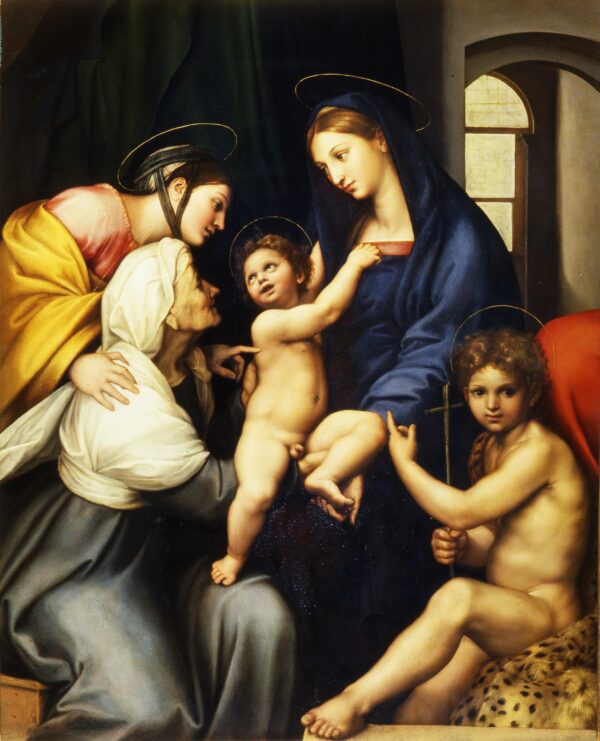 "Madonna dell'Impannata", 1511, von Raphael. 