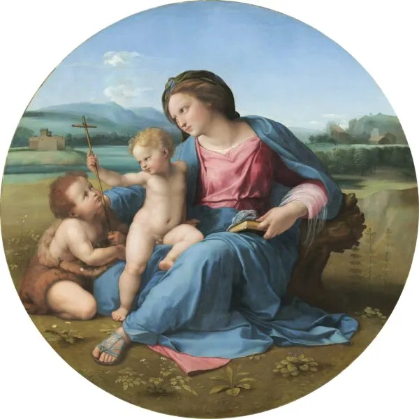&quot;Die Alba-Madonna&quot;, um 1510, von Raphael.