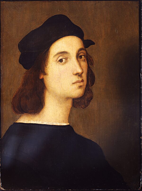 Selbstporträt, 1506–1508, von Raphael. 