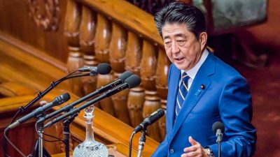 Japans Premierminister formuliert eine Politik der China-Distanz