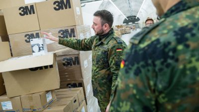 Bundeswehr baut zivil-militärische Zusammenarbeit in Corona-Krise aus