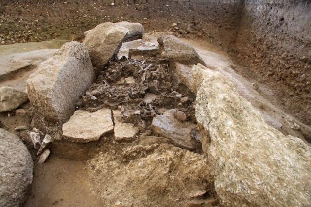 Grab aus der Steinzeit in der Schweiz