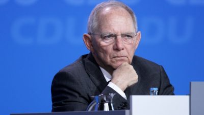 Wolfgang Schäuble für „Notlösung“ in Sachen Wahlrechtsreform
