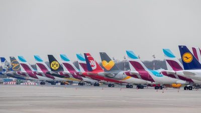 Passagierzahlen deutscher Flughäfen nur noch bei 2 Prozent des Vergleichszeitraums