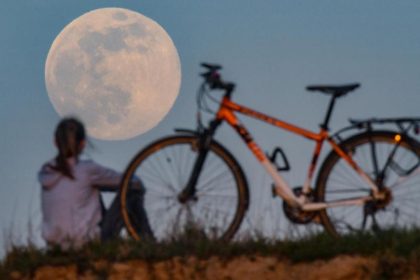 Ein Supermond über Deutschland