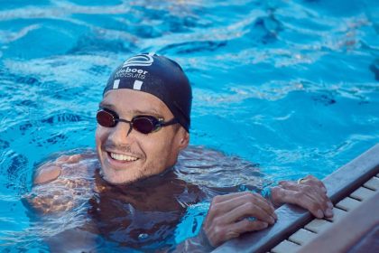 Frodeno nach Schwimmen beim Tri@home: «Ist das kalt»