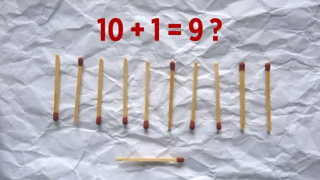 Rätselhafte Streichölzer (1) Mathematik