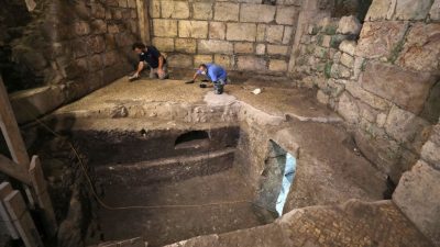 Archäologie: Drei unterirdische Räume nahe der Klagemauer aus der Römerzeit entdeckt