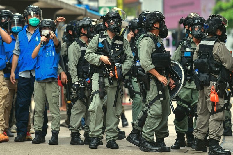 Gegen geplantes Sicherheitsgesetz: Tausende demonstrieren in Hongkong – Polizei setzt Tränengas ein