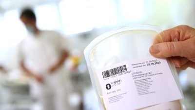 Covid-19-Patienten in Österreich nach Behandlung mit Blutplasma geheilt