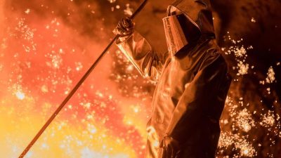 Stahlproduktion in Deutschland eingebrochen