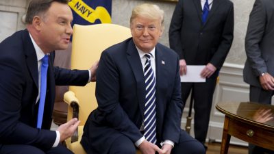 Trump empfängt polnischen Präsidenten Duda – US-Truppenverlegung mögliches Thema