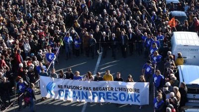 Protest in Frankreich gegen Umgang mit Gefangenen der baskischen Terrororganisation ETA