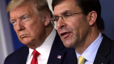 Pentagon-Chef Esper stellt Anfang der Woche Trump US-Truppenabzugsplan vor