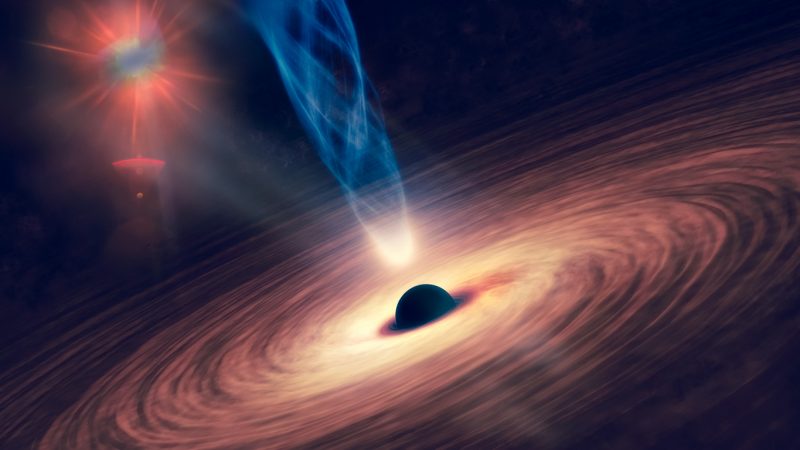Galaxien können mehrere Schwarze Löcher gleichzeitig kreisen.