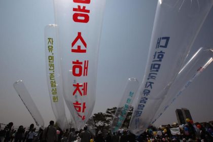 Aktivisten in Südkorea schicken erneut Ballons mit Flugblättern nach Nordkorea