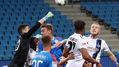 HSV nutzt Chance nicht: Später Ausgleich gegen Kiel