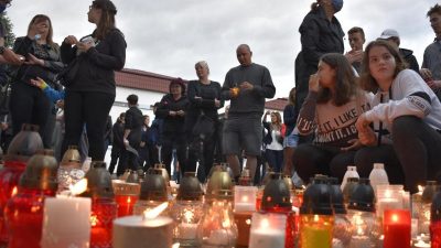 Trauer nach tödlichem Messerangriff an slowakischer Schule