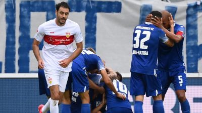VfB verliert Derby beim KSC – Darmstadt mit Last-Minute-Sieg