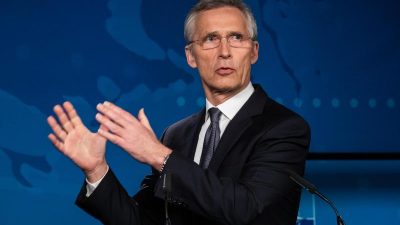 NATO-Generalsekretär warnt Moskau vor Einmischung in Weißrussland