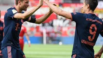 Bayern München in Bremen wieder mit Müller und Lewandowski