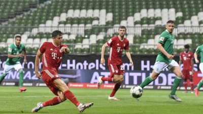 Bayern machen 30. Meistertitel in Bremen perfekt
