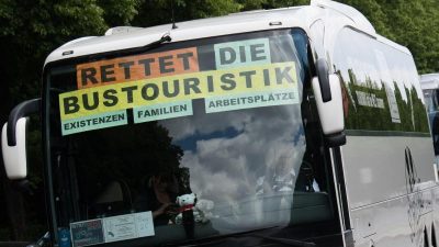 Busfahrer-Demo heute in Berlin – Jeder zweite Betrieb fürchtet Aus