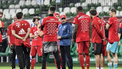 Bayerns Fußballer können unter Flick auch Corona-Meisterschaft