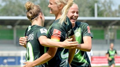 Fußballerinnen des VfL Wolfsburg erneut deutscher Meister