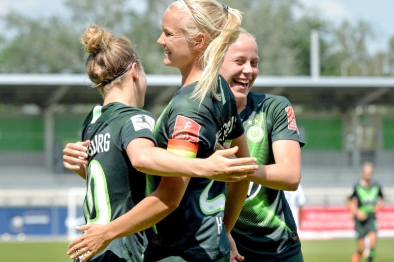 Fußballerinnen des VfL Wolfsburg erneut deutscher Meister