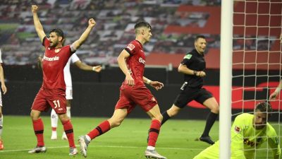 Leverkusen nach Derby-Sieg auf Champions-League-Kurs