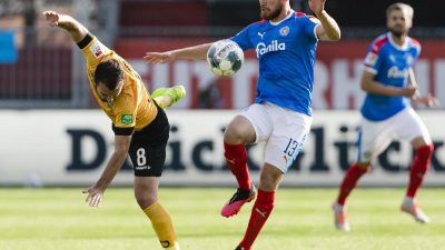 Dynamo Dresden nach Niederlage bei Holstein Kiel vor Abstieg