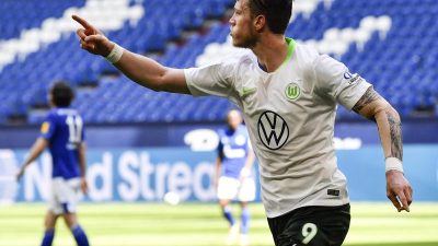 Wolfsburg wieder in Europa: 4:1-Sieg auf Schalke