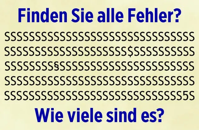 Buchstaben im Meer von S