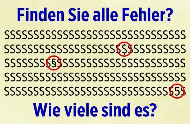 Buchstaben im Meer von S