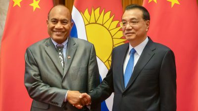 Chinas wachsende Rolle im Pazifik: Die winzige Insel Kiribati erlangt geopolitische Bedeutung