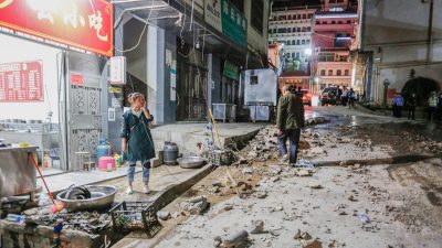 Erneut Erdbeben in China – Fünf an einem Tag in Tibet bis Stärke 6,6