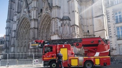Kathedrale in Nantes: Verdächtiger gesteht die Brandstiftung
