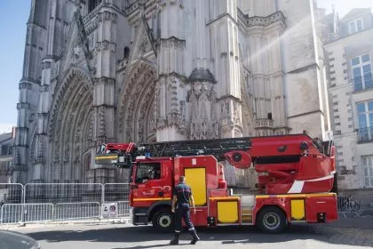 Kathedrale in Nantes: Verdächtiger gesteht die Brandstiftung