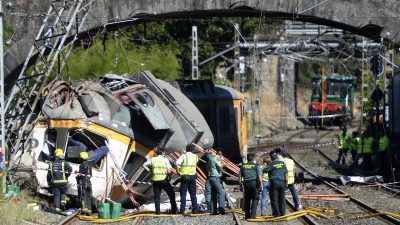 Schweres Zugunglück in Portugal: Zwei Tote und viele Verletzte