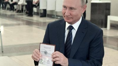73 Prozent der Russen laut Teilergebnissen für Putins Verfassungsänderung