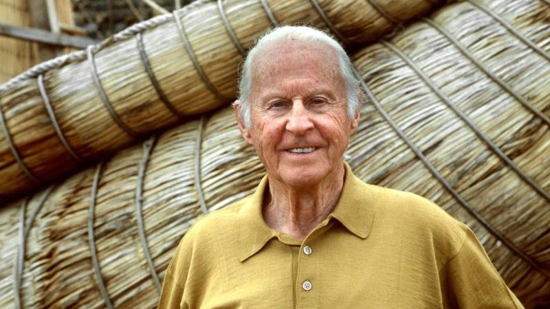 Abenteurer Thor Heyerdahl und seine Pazifik-Überquerung mit der „Kon-Tiki“