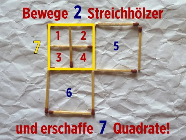 Rätselhafte Streichhölzer (3)